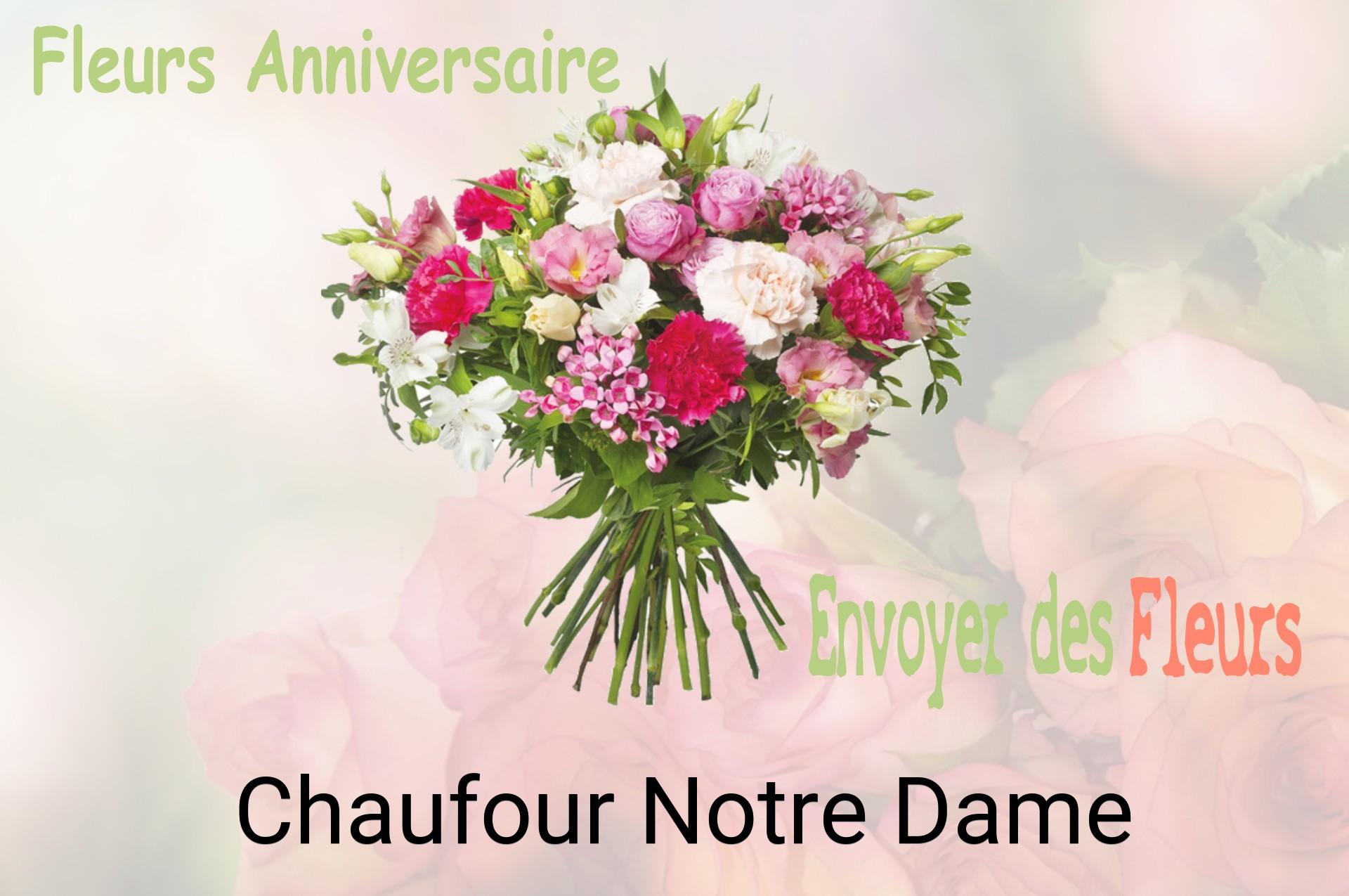 Bouquet de fleurs d’anniversaire livré à Chaufour-Notre-Dame